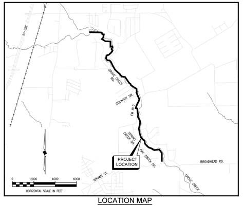 Grove Creek Project Map